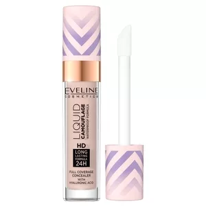 Eveline Liquid Camuflage, wodoodporny korektor kamuflujący z kwasem hialuronowym, 03 soft natural, 7.5ml