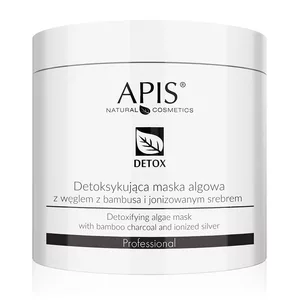 Apis Detox, Maska algowa detoksykująca z węglem z bambusa i jonizowanym srebrem, 200g