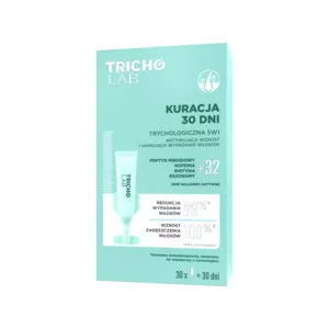 CeCe Tricho Lab, kuracja trychologiczna 5w1 aktywująca wzrost i hamująca wypadanie włosów, 30x5ml
