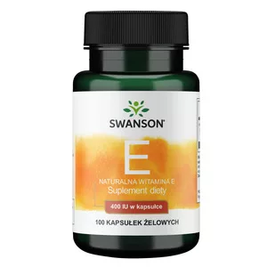 Swanson Witamina E Naturalna 400IU 100kaps
