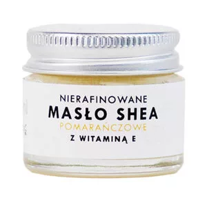 NaturPlanet, masło shea pomarańczowe z witaminą E, 20ml