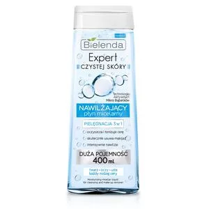 Bielenda Expert Czystej Skóry Nawilżający Płyn Micelarny 3w1, 400ml