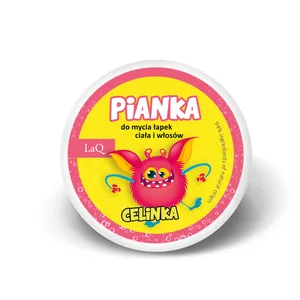 LaQ Celinka, pianka koloryzująca do kąpieli 3w1 dla dzieci, żółta, 20g