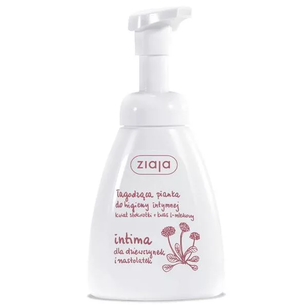 Ziaja Intima, łagodząca pianka do higieny intymnej, kwiat stokrotki , 250ml
