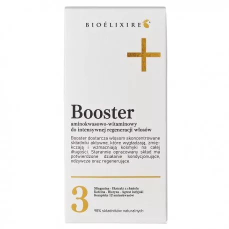 Bioelixire +, booster witaminowy do intensywnej regeneracji włosów zniszczonych, 50ml