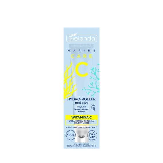Bielenda C Marine Care, hydro-roller pod oczy głęboko nawilżająco-kojący, 15ml