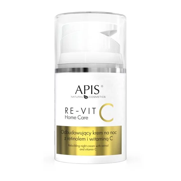 Apis, odbudowujący krem na noc z retinolem i witaminą C, 50ml