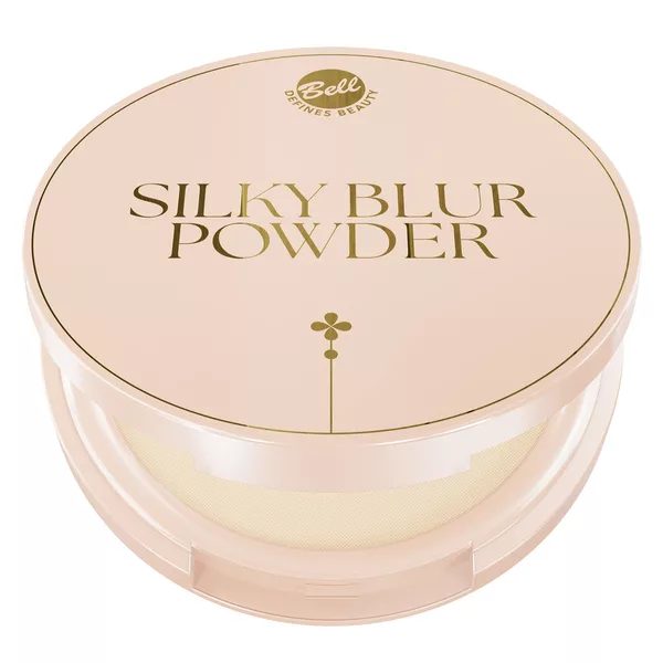 Bell Silky Blur Powder, prasowany puder blurujący, 01 Velvet beige, 10g