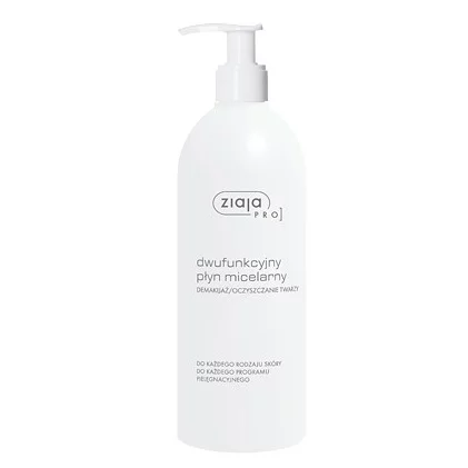 Ziaja Pro, dwufunkcyjny płyn micelarny, 500ml