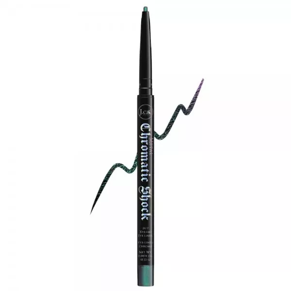 J.Cat Beauty Chromatic Shock 24 Extreme eye liner, automatyczna kredka do oczu z metalicznym połyskiem, Shifting Cha-milion, 9g