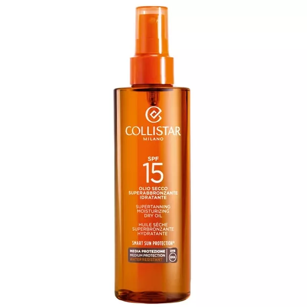 Collistar Supertanning Dry Oil SPF15 superopalający suchy olejek do ciała 200ml