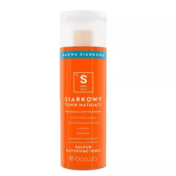 Barwa Siarkowy tonik matujący 200ml