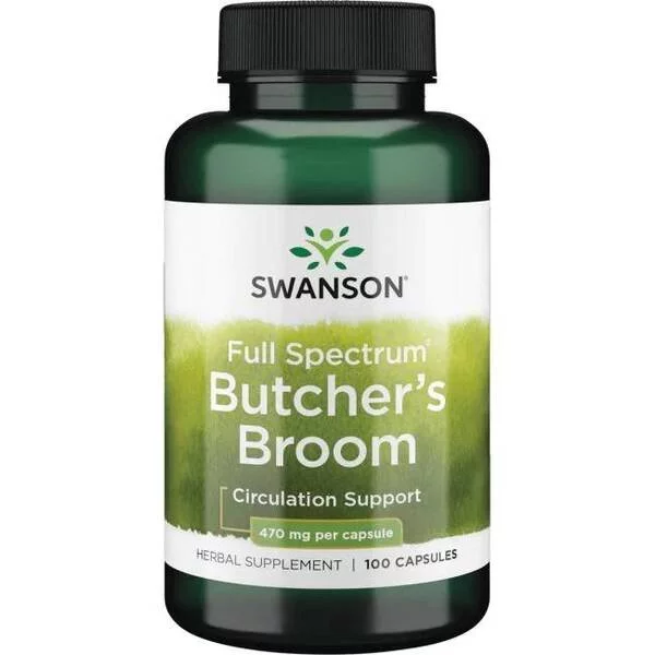 Swanson Butcher's broom 470mg 100caps