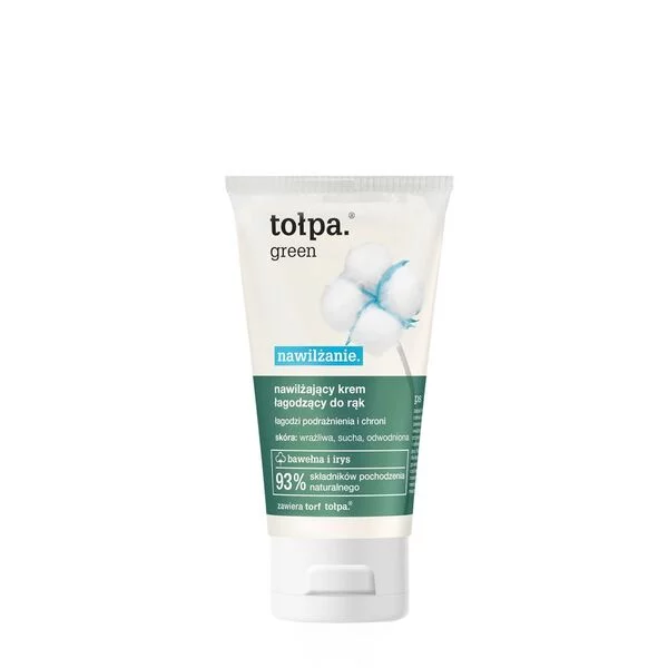 Tołpa Green, nawilżający krem łagodzący do rąk, 75ml