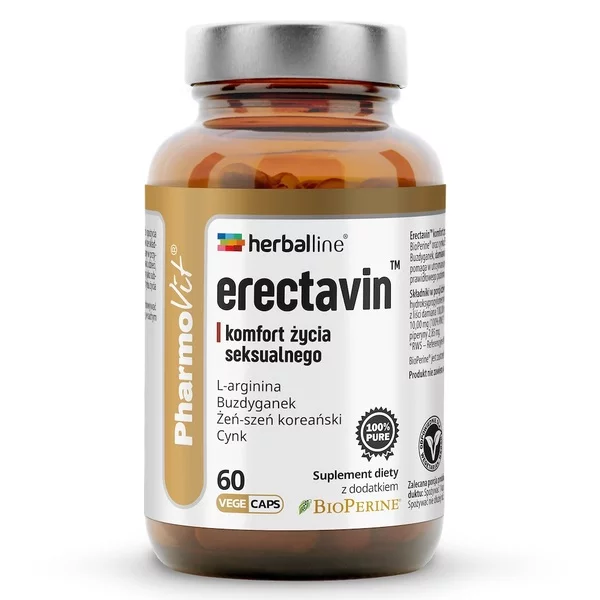Pharmovit Erectavin komfort życia seksualnego suplement diety 60 kapsułek