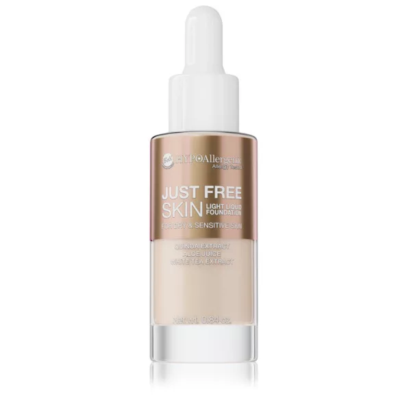 Bell Hypo Just Free Skin Light Liquid Foundation, podkład do twarzy, 02, 24g