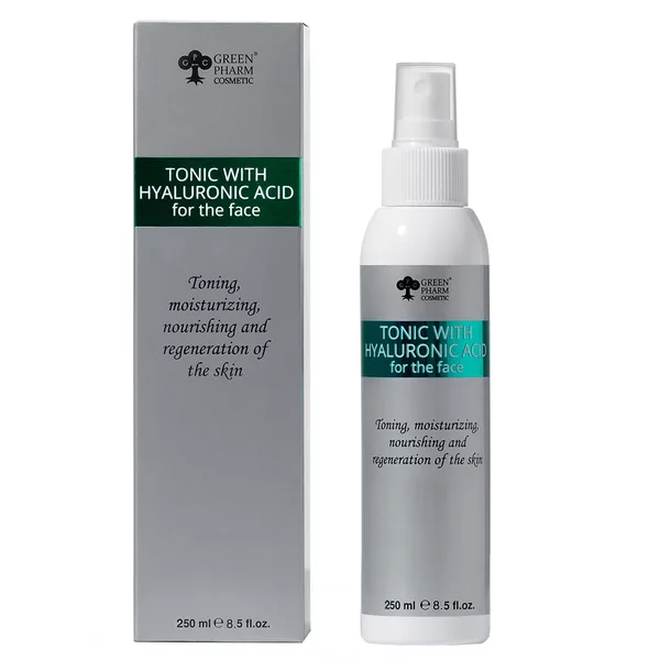 Green Pharm Cosmetic Tonik do twarzy z kwasem hialuronowym 250ml