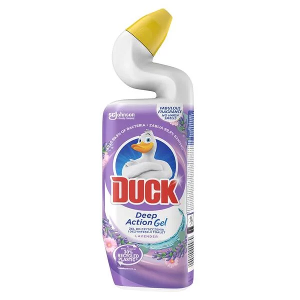 Duck Deep Action Gel - żel do czyszczenia i dezynfekcji toalet lawenda, 750ml
