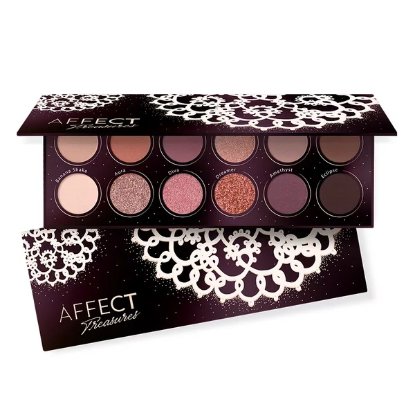 Affect Paleta cieni prasowanych Treasures, 12x2g