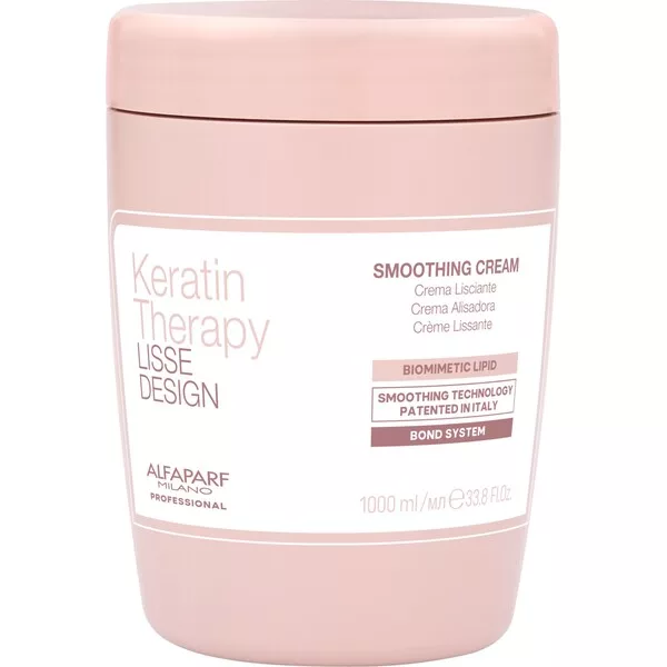 Alfaparf Milano Keratin Therapy Lisse Design, krem wygładzający do włosów, 1000ml