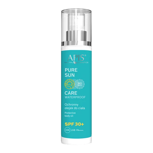 Apis Pure Sun Care, olejek do ciała SPF 30 nadający złocisty blask skórze, 150ml