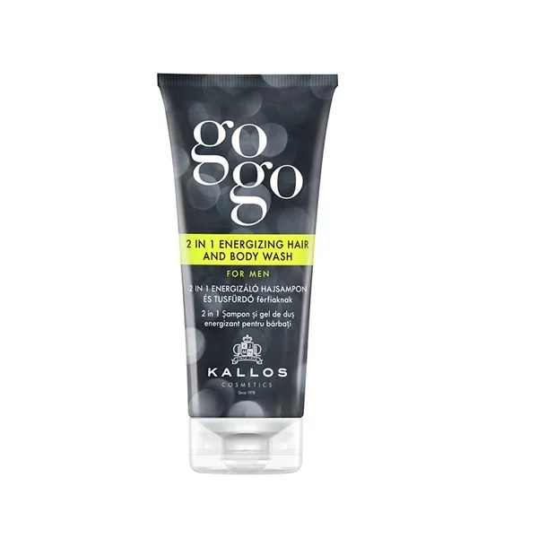 Kallos GoGo 2in1 szampon do włosów i żel do ciała dla mężczyzn 200ml