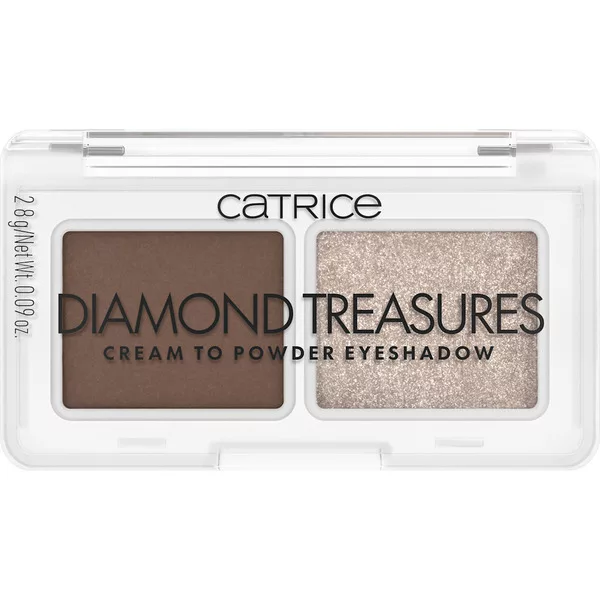 Catrice Diamond Treasures Cream to Powder Eyeshadow, cień do powiek, 010 Hazel Spark, 2.8g