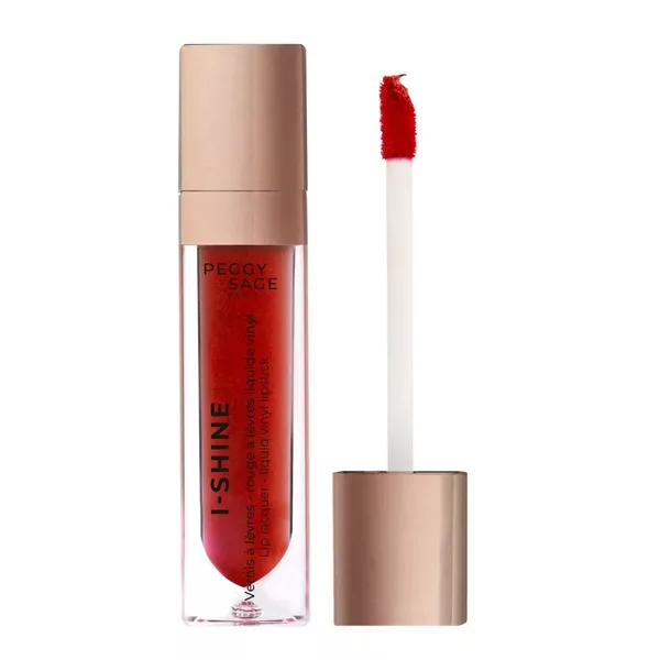 Peggy Sage I-Shine, winylowa szminka do ust w płynie, always red, 6ml