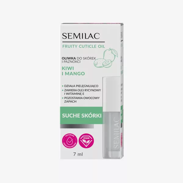 Semilac, oliwka do paznokci i skórek, kiwi i mango, 7ml