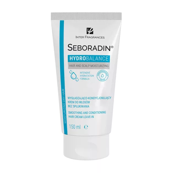 Seboradin Hydro Balance, wygładzająco-kondycjonujący krem do włosów bez spłukiwania, 150ml