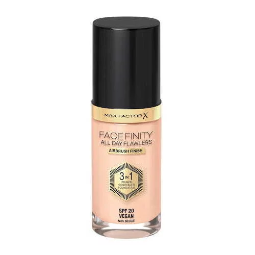 Max Factor Facefinity All Day Flawless 3w1 trwały podkład kryjący SPF 20 N55 Beige 30ml