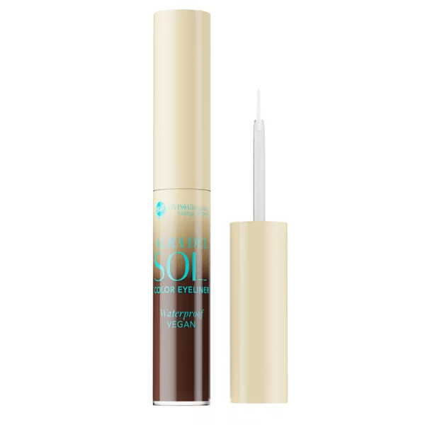 Bell HYPOAllergenic Aura Del Sol, hypoalergiczny wodoodporny eyeliner do oczu, 01, 4g