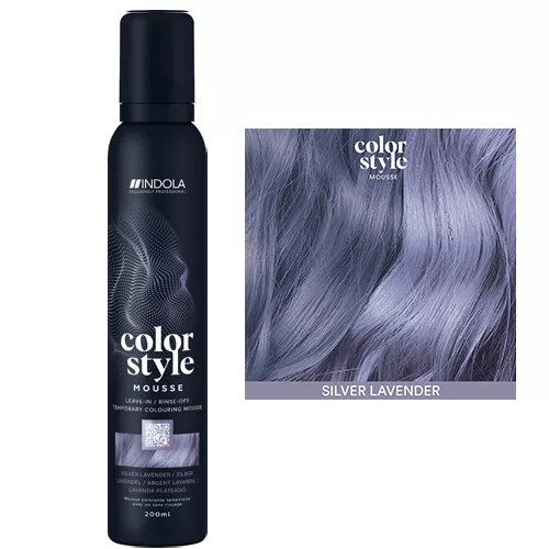 Indola Profession Color Style Mousse, pianka koloryzująca, lawendowy, 200ml