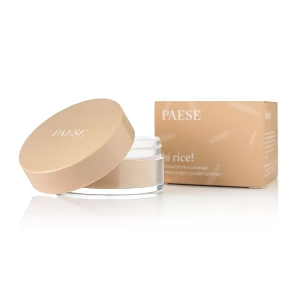 Paese, Hi Rice! Coloured Rice Powder koloryzujący sypki puder ryżowy 20 Natural 10g