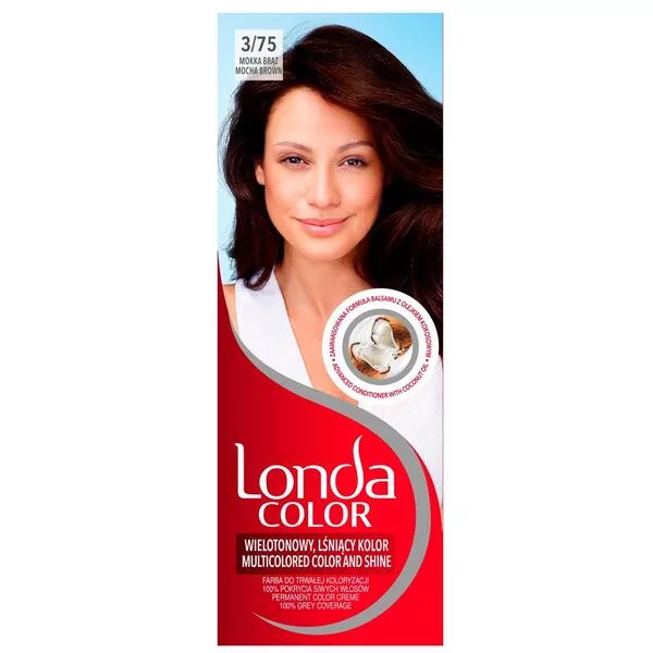 Londa Color, Farba do włosów mokka brąz 3/75