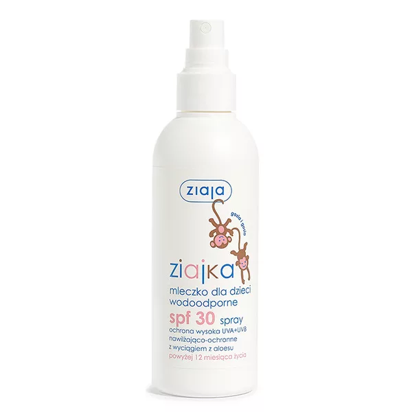 Ziaja Ziajka, wodoodporne mleczko dla dzieci SPF 30, 170ml