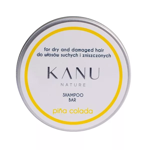 Kanu Nature, Szampon w metalowym pudełku pina colada, 75g