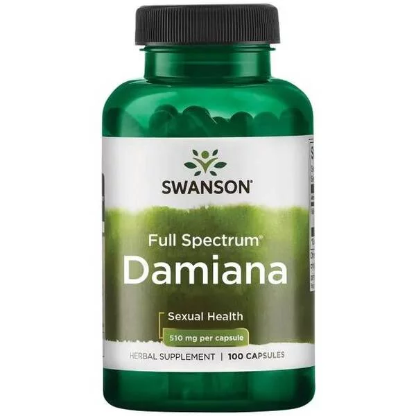 Swanson Damiana 510mg 100 kaps