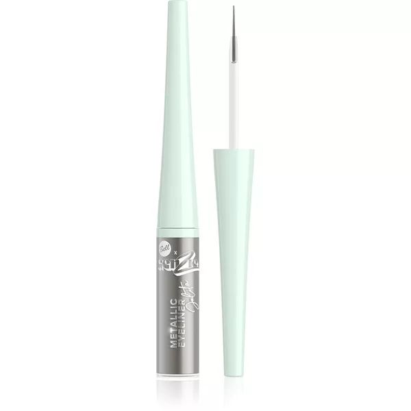 Bell x Genzie, eyeliner, metaliczny tusz do kresek, 001, 3,7g