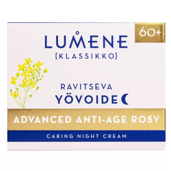 Lumene KLASSIKKO, Przeciwzmarszczkowy krem na noc 60+, 50ml