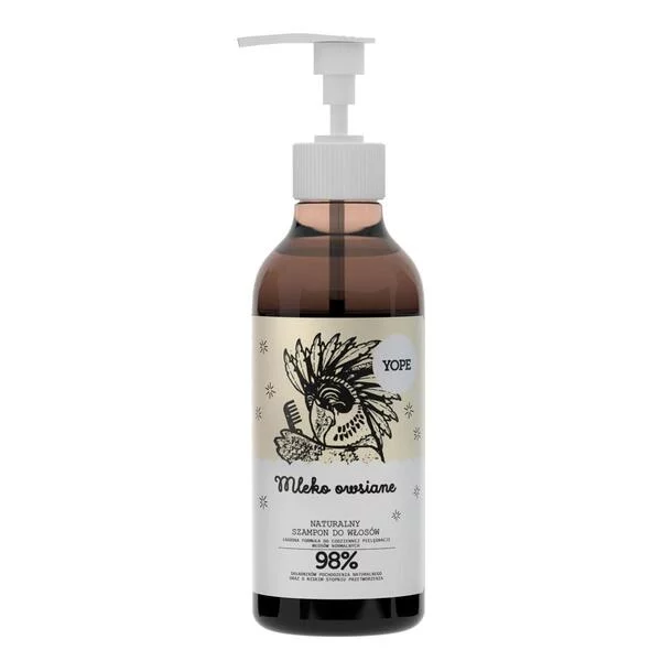Yope, szampon do włosów normalnych Mleko Owsiane, 300ml