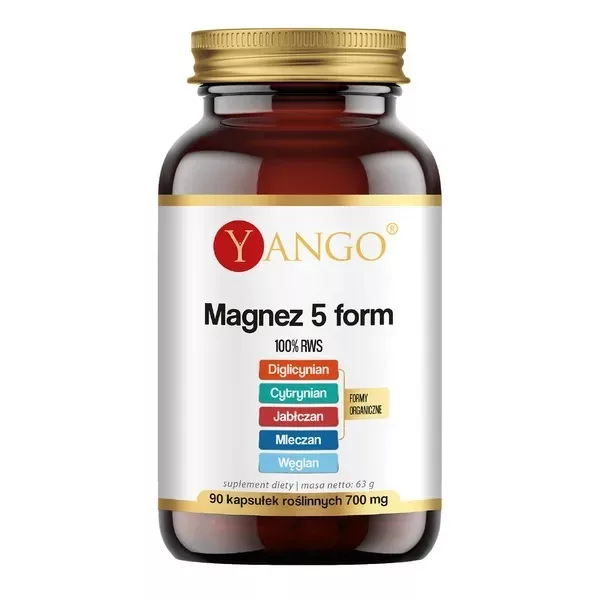 Yango Magnez 5 Form suplement diety 90 kapsułek