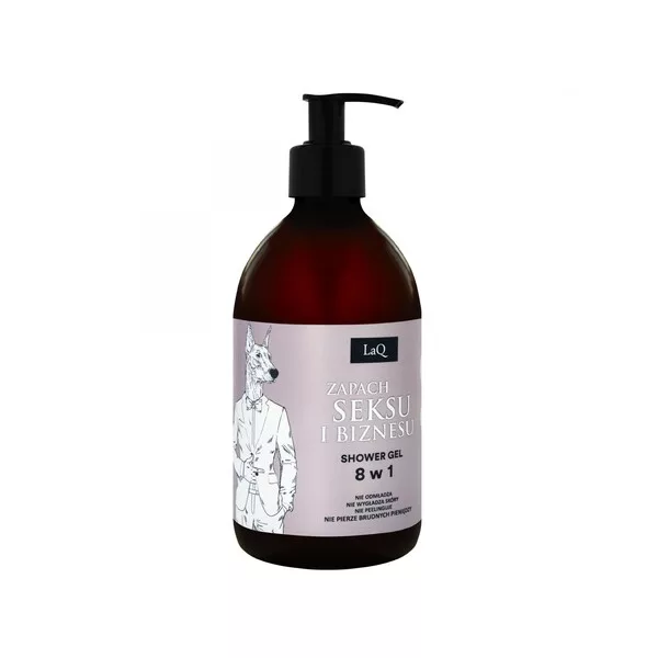 LaQ, Doberman, ryżowy mat, żel pod prysznic, 500ml