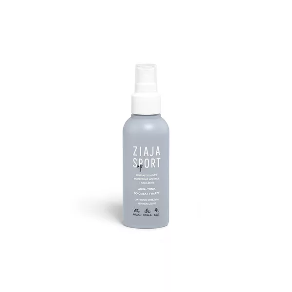 Ziaja Sport, aqua-tonik do ciała i twarzy spray, 120ml