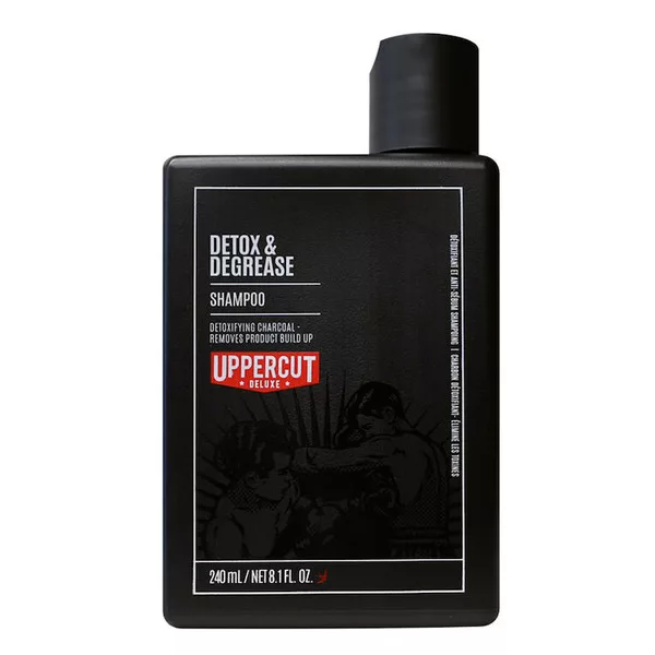 Uppercut Deluxe Detox & Degrease, oczyszczający szampon do włosów, 240ml