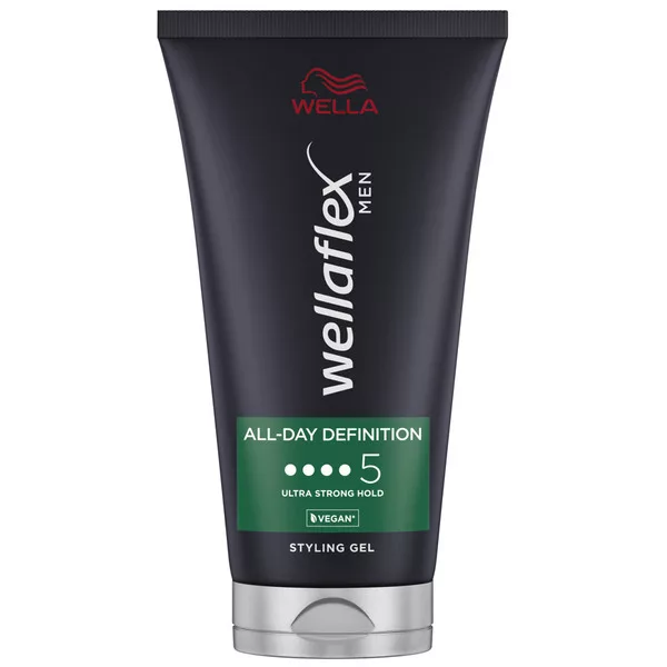 Wella Wellaflex Men, All-Day Definition Gel, żel do włosów, Ultra-Strong Hold, 150ml