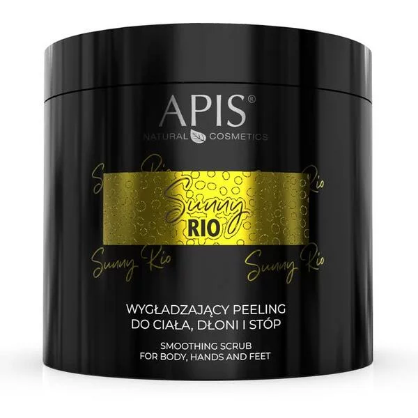 Apis Sunny Rio, wygładzający peeling do ciała, dłoni i stóp, 700g