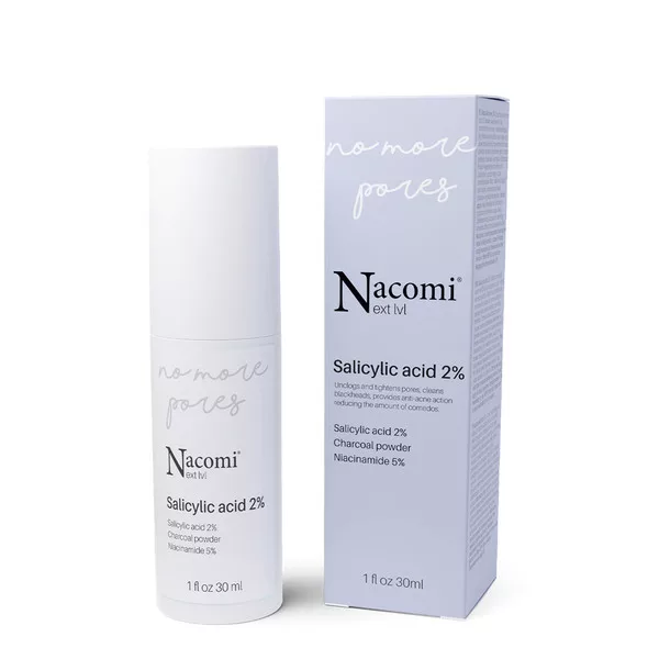 Nacomi Next Level, złuszczające serum z kwasem salicylowym 2%, 30ml