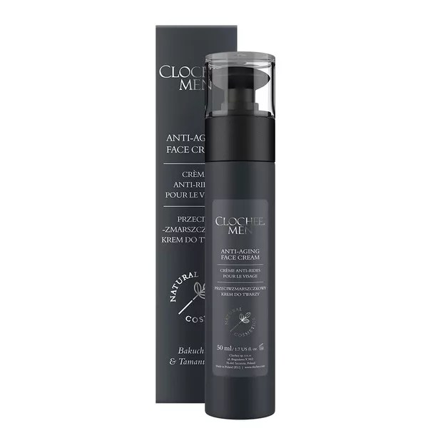 Clochee Men, krem przeciwzmarszczkowy do twarzy, 50ml