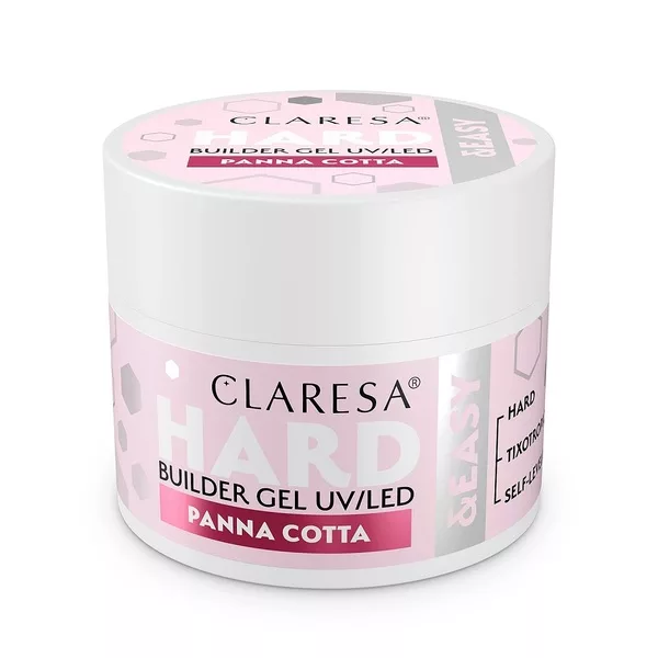 Claresa Hard& Easy Builder Gel żel budujący Panna Cotta 12g